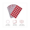 Universal Self-Adhesive Removable Color-Coding Labels, 0.75" dia., Red, PK1008 UNV40103